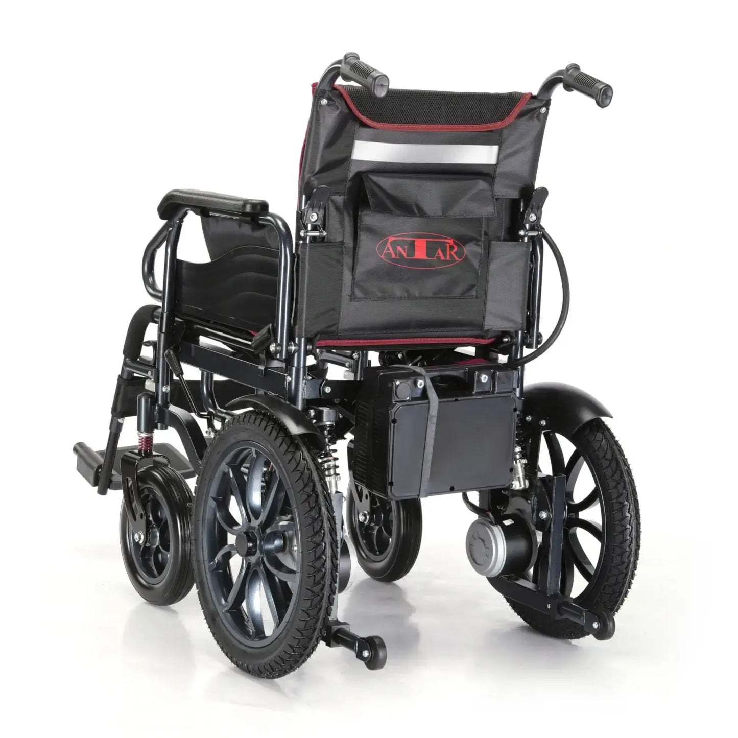 Scaun cu rotile electric Antar din oțel carbon negru – AT52332