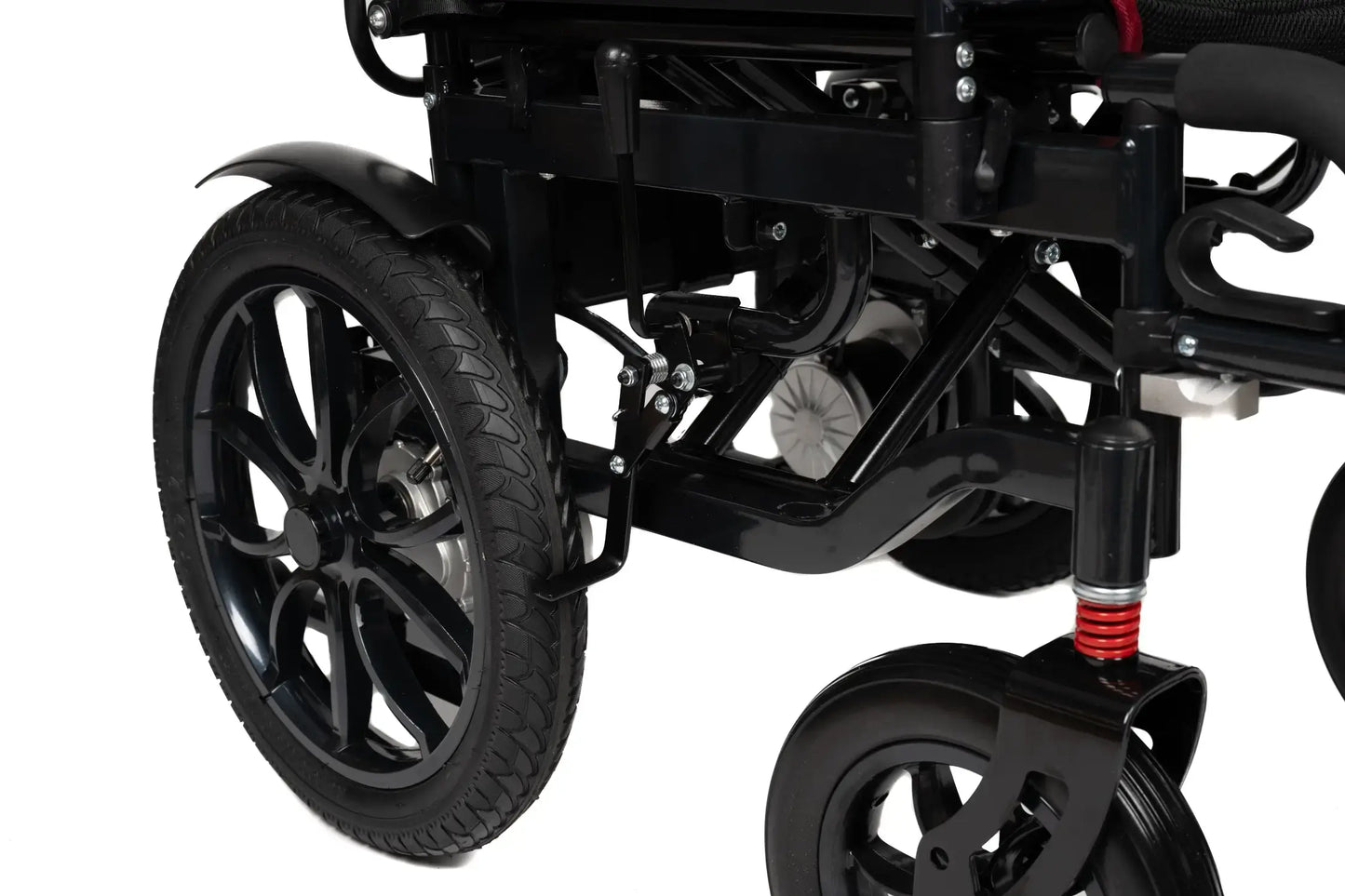 Scaun cu rotile electric Antar din oțel carbon negru – AT52332