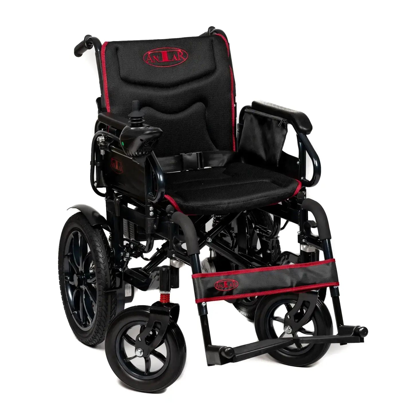 Scaun cu rotile electric Antar din oțel carbon negru – AT52332