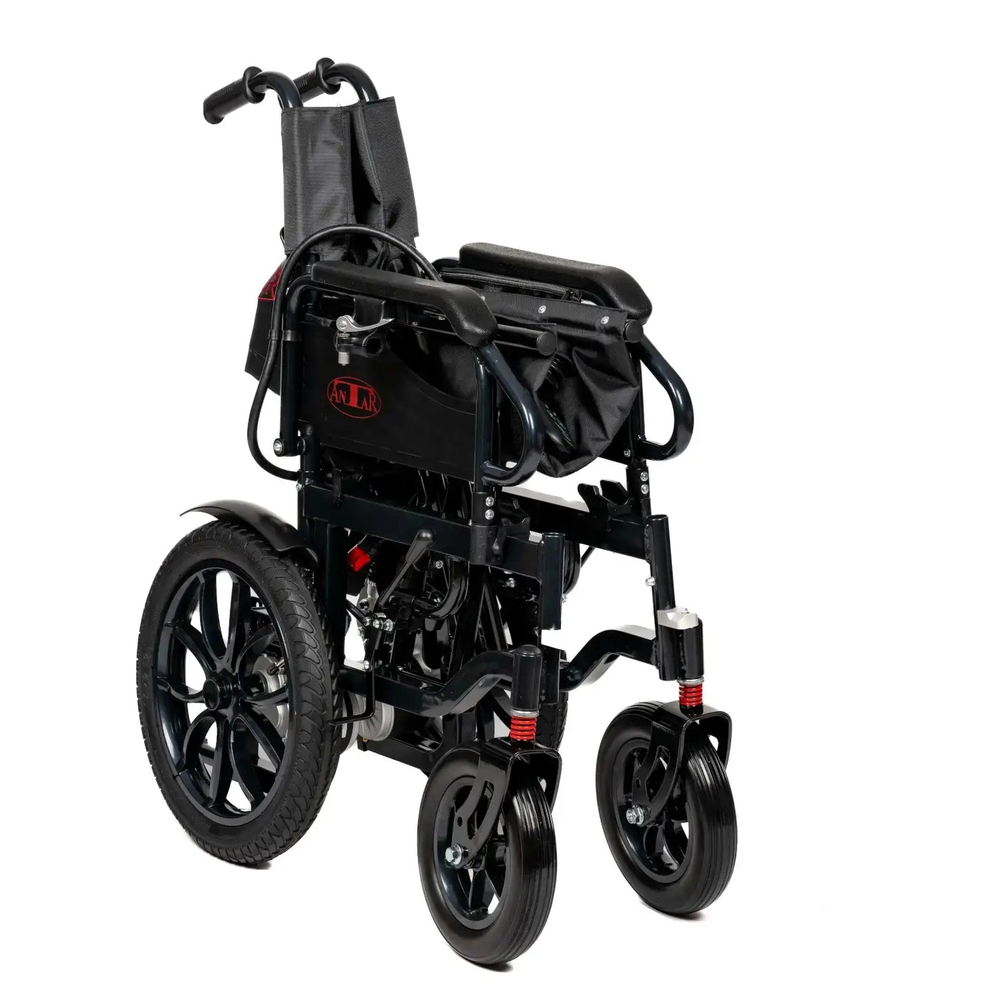 Scaun cu rotile electric Antar din oțel carbon negru – AT52332