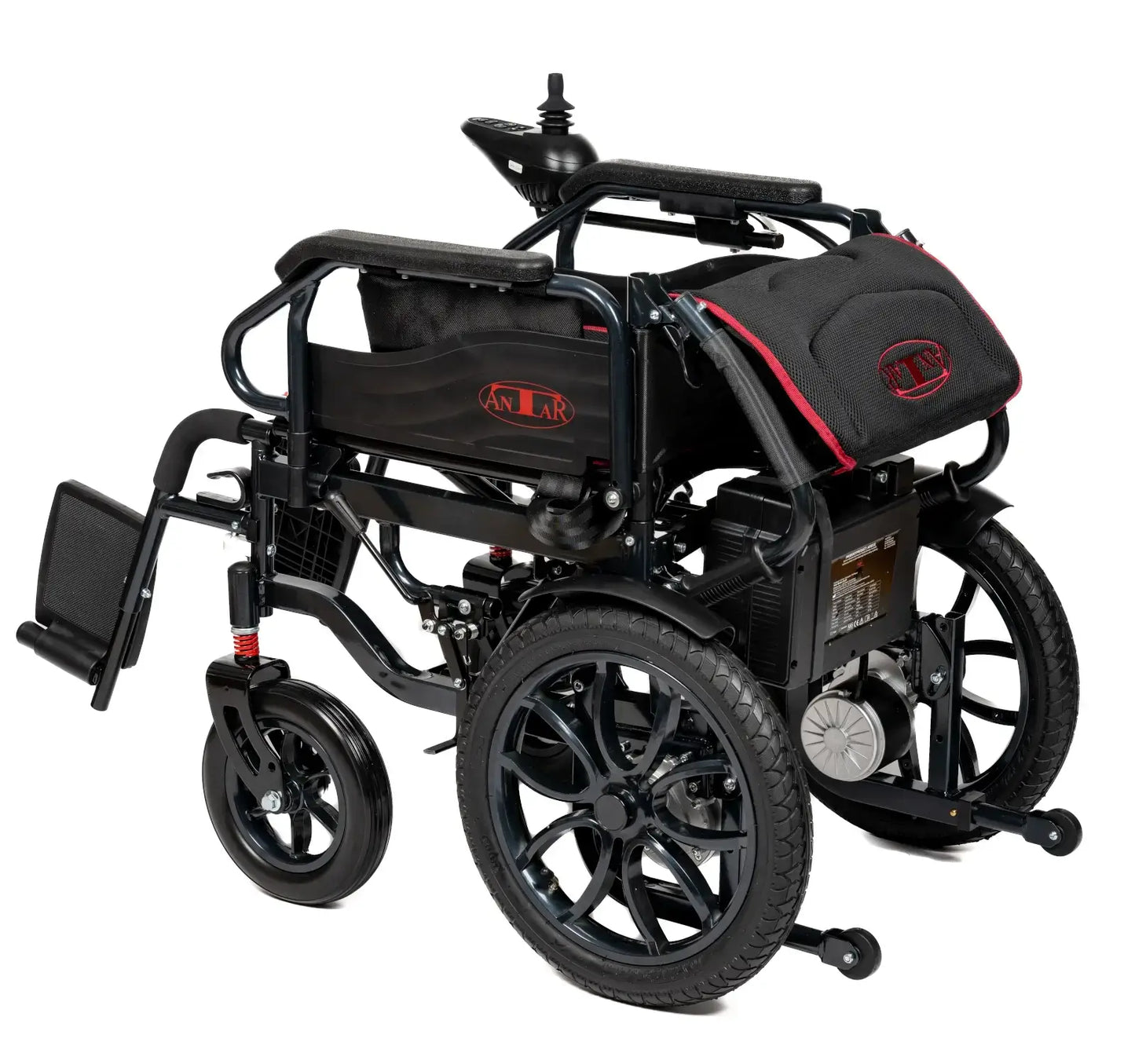 Scaun cu rotile electric Antar din oțel carbon negru – AT52332