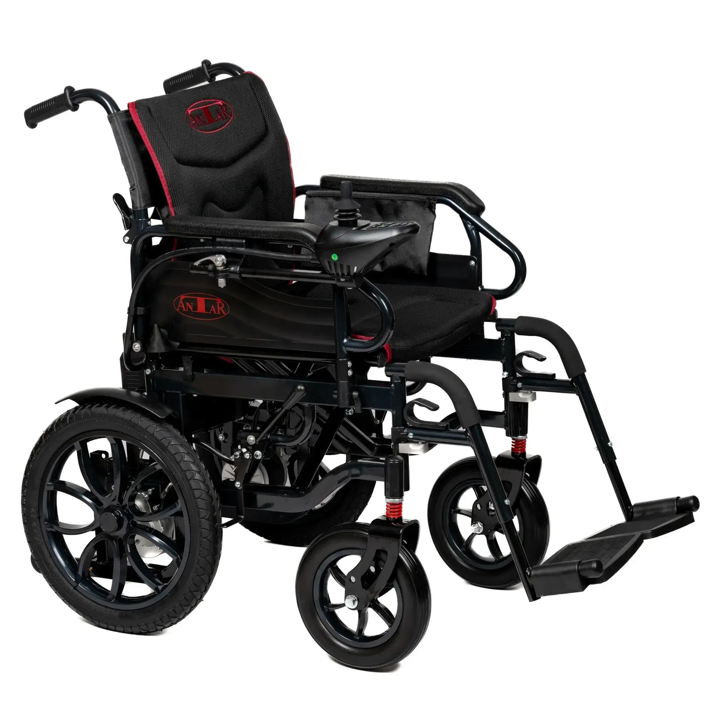 Scaun cu rotile electric Antar din oțel carbon negru – AT52332