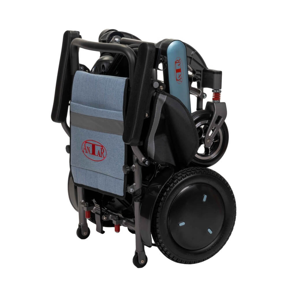 Scaun cu rotile electric – pliabil, ușor și cu telecomandă