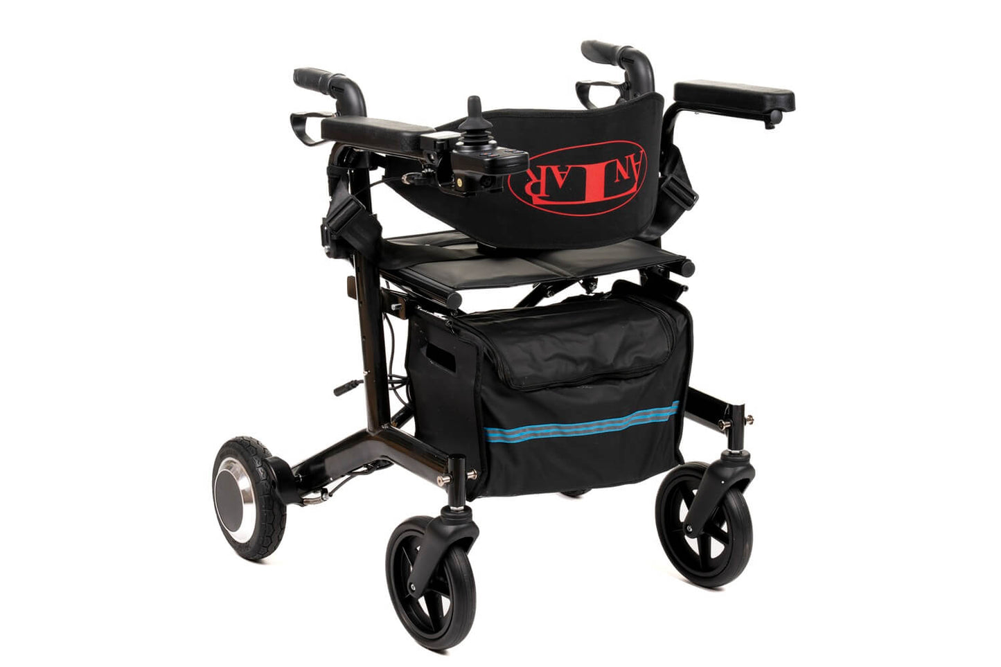 Rollator/scaun cu rotile electric Antar, soluție modernă 2 în 1 – AT52334