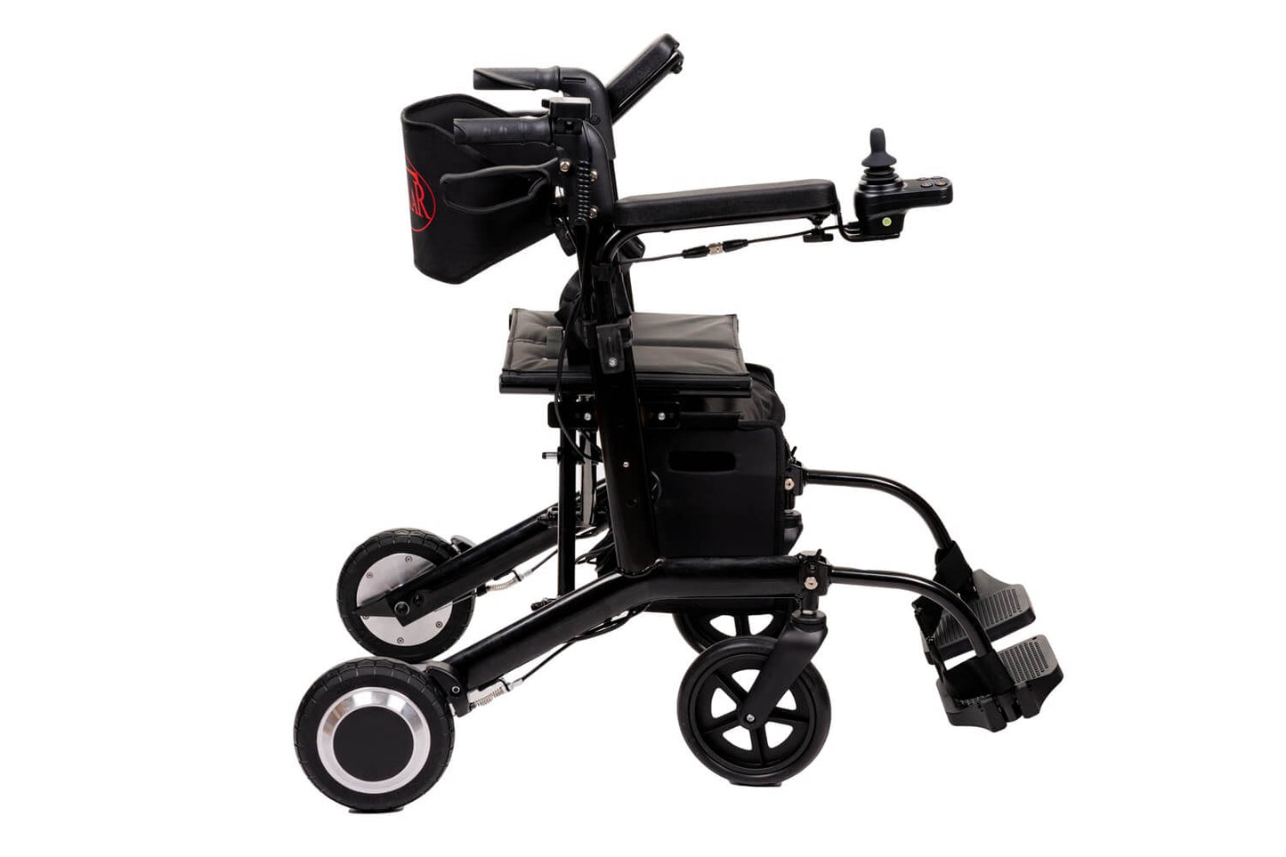 Rollator/scaun cu rotile electric Antar, soluție modernă 2 în 1 – AT52334