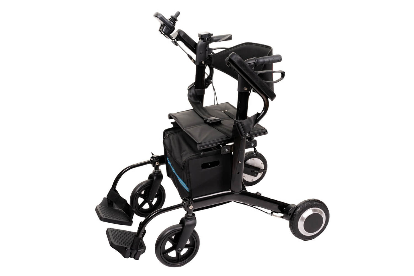 Rollator/scaun cu rotile electric Antar, soluție modernă 2 în 1 – AT52334