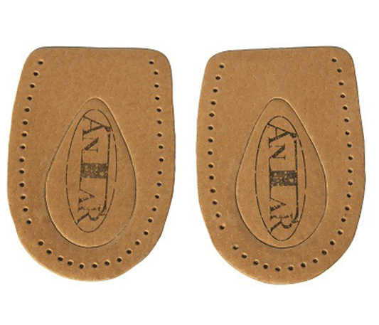 Călcâie ortopedice, piele/plută cu decupaj pentru pinten calcaneu – AT53510