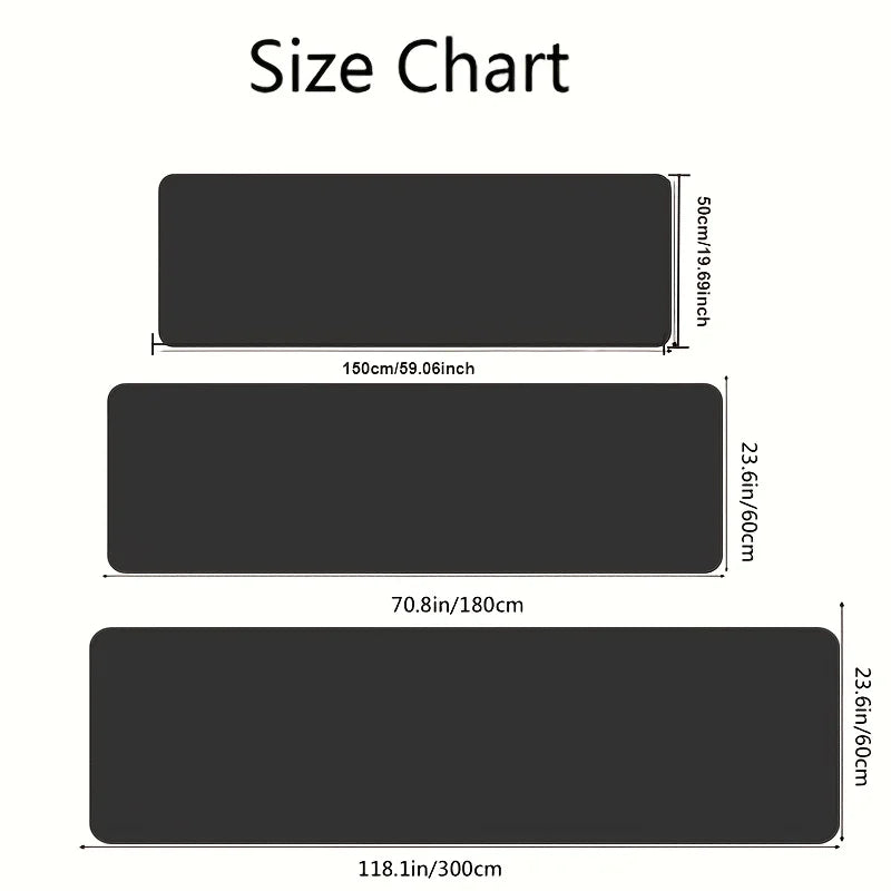 Extra-Long Red & Golden Christmas Runner Mat Long Christmas Runner Rugs Washable Balcony Carpet Home Decor Floor Mat for Hallway