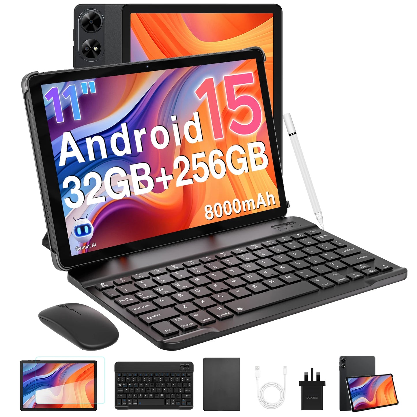 Doogee Tab G6+ 2-in-1 Tablet PC - 256GB ROM 8000mAh Akku 11 Zoll