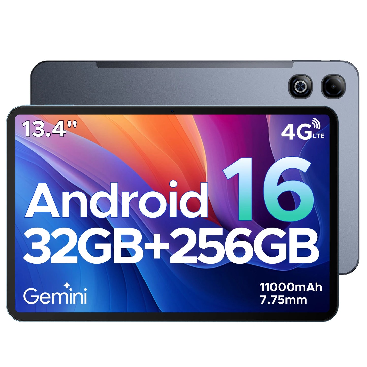 DOOGEE Tab G6 Max Ultrakompakt - 6 GB RAM, 11000 mAh Akku, 13,4 Zoll Display