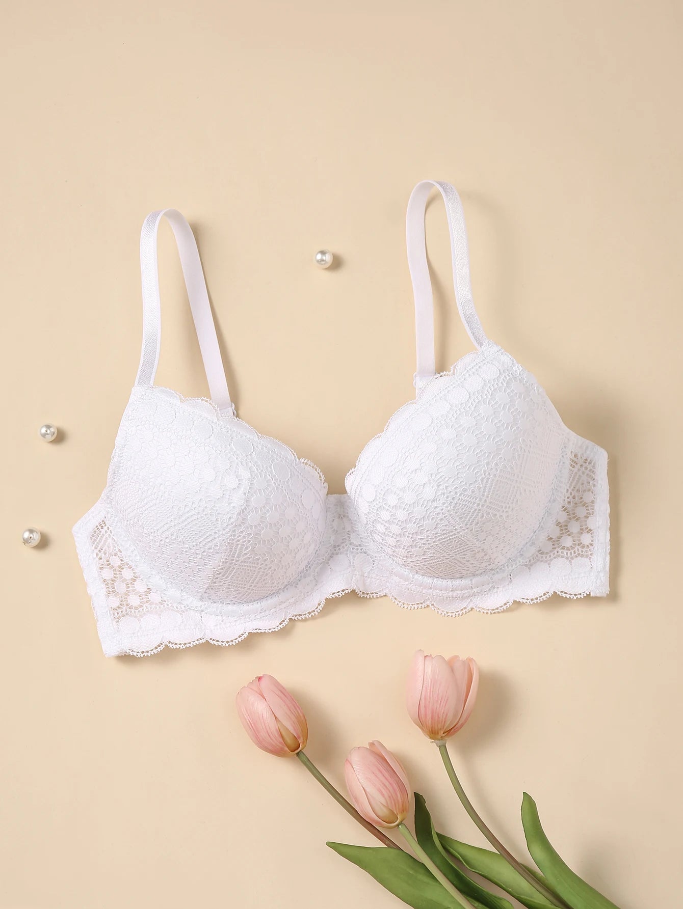 Women's sexy lace comfortable breathable lingerie underwire push-up  bra B C D cup bra in multiple colors to choose from