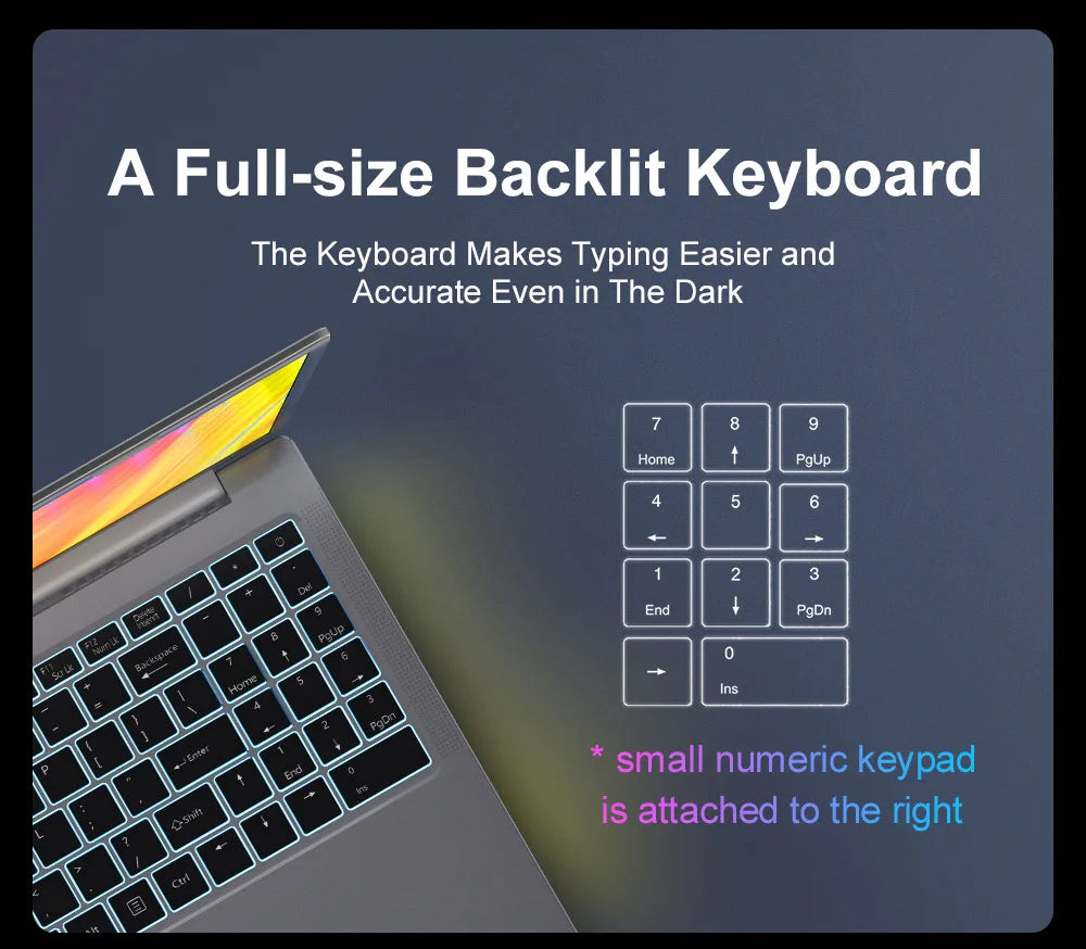 Ninkear N16 Pro Laptop Leistungsstarker Allrounder - 16 Zoll Display 2560x1600 IPS 120Hz