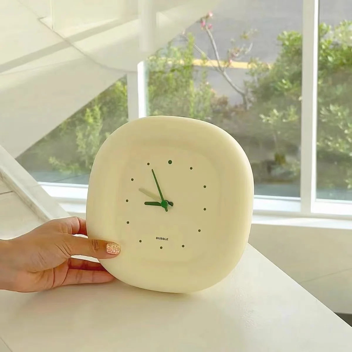 Creative Bubble Clock Wall Simple New Living Room Bedroom Silent For Home Decoration Quartz Needle Self Adhesive Hanging Watch