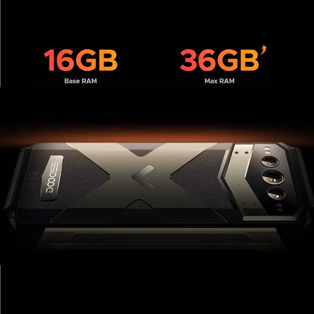 DOOGEE V Max Plus Robustes 5G Telefon - 22000 mAh Akku, 6,58Zoll, 33W