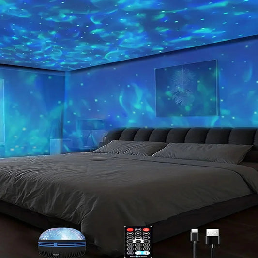 LumiStar Galaxy Projektor 7 Farben - 5W 20cm 360 Grad