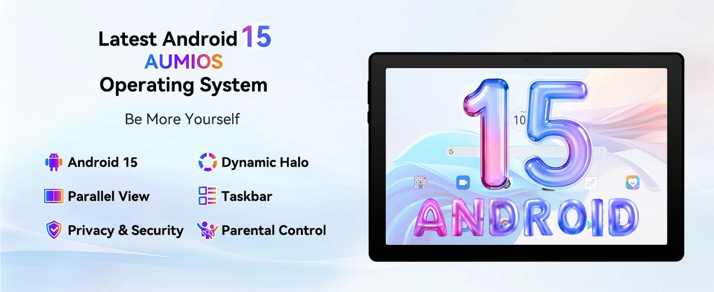 URAO A7 Android 15 - 11 Zoll Display, 16 GB RAM, 128 GB Speicher