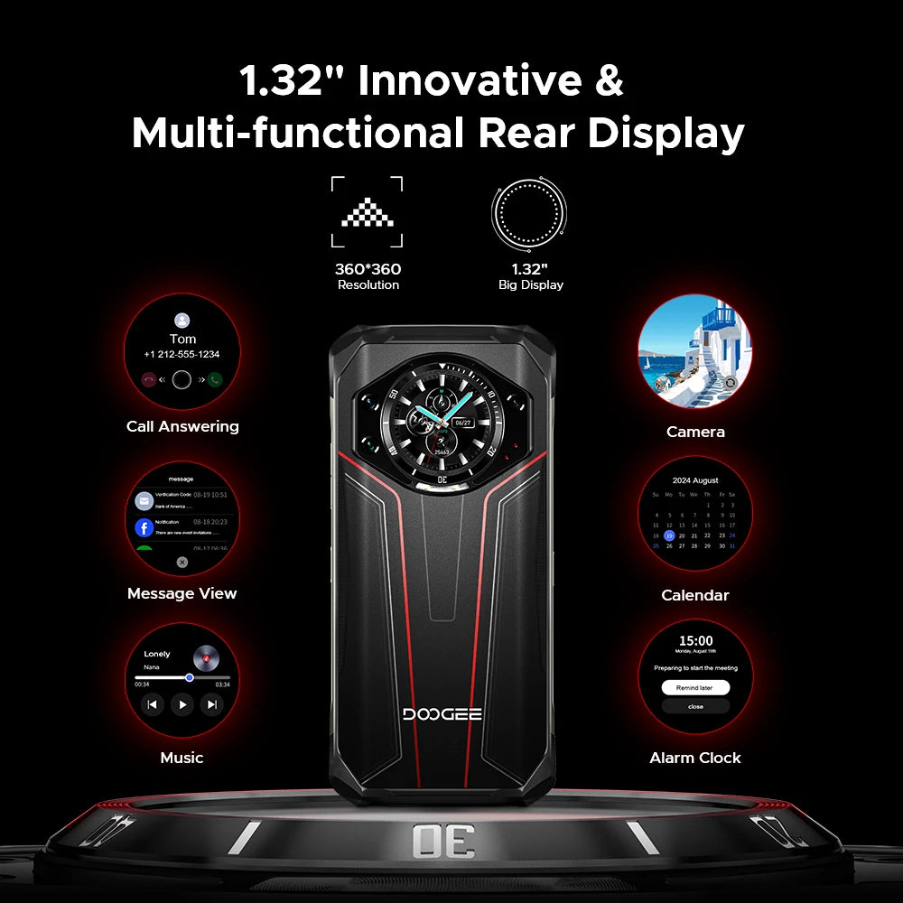 DOOGEE S119 Robustes Smartphone - 10200 mAh Akku, 33W, 6.72 Zoll