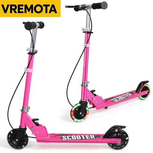 Faltbarer Kinderroller Mit Pedalen Und Handbremse Höheneinstellbar