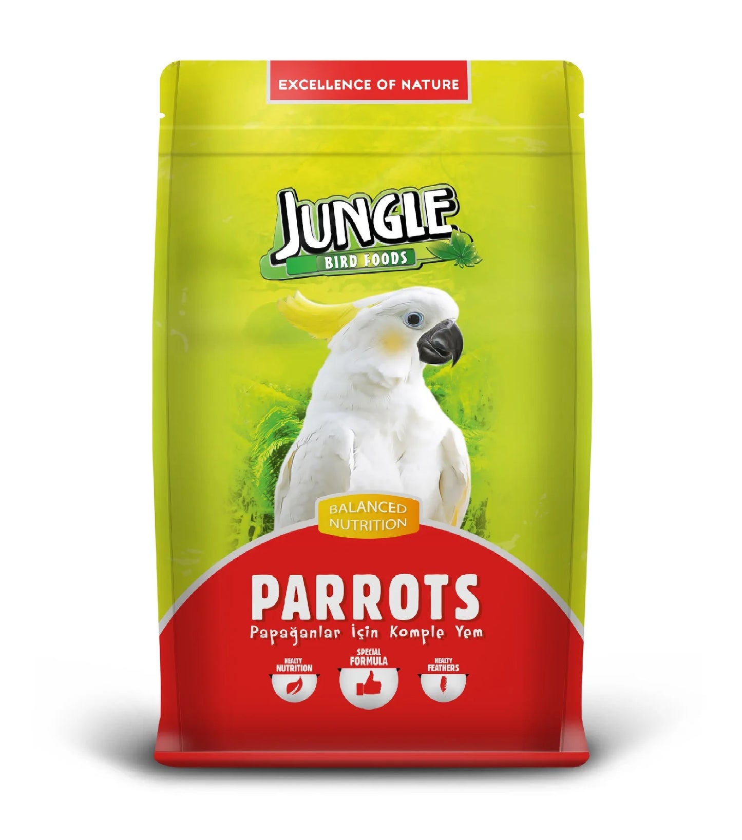 Hrană naturală pentru papagali de junglă - 500g, rase mari