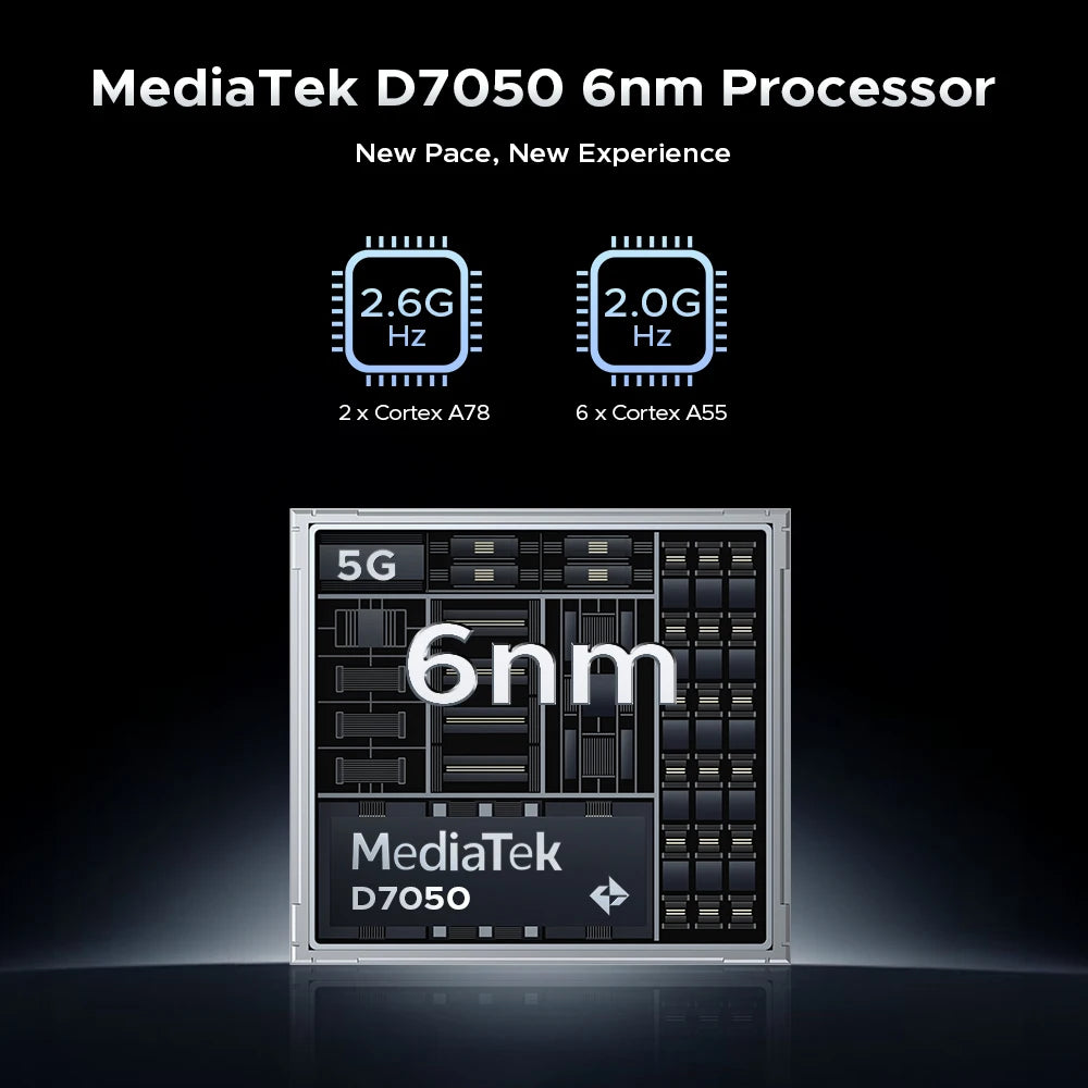 DOOGEE Blade GT Robustes 5G - 5500 mAh 18W 6.72 Zoll