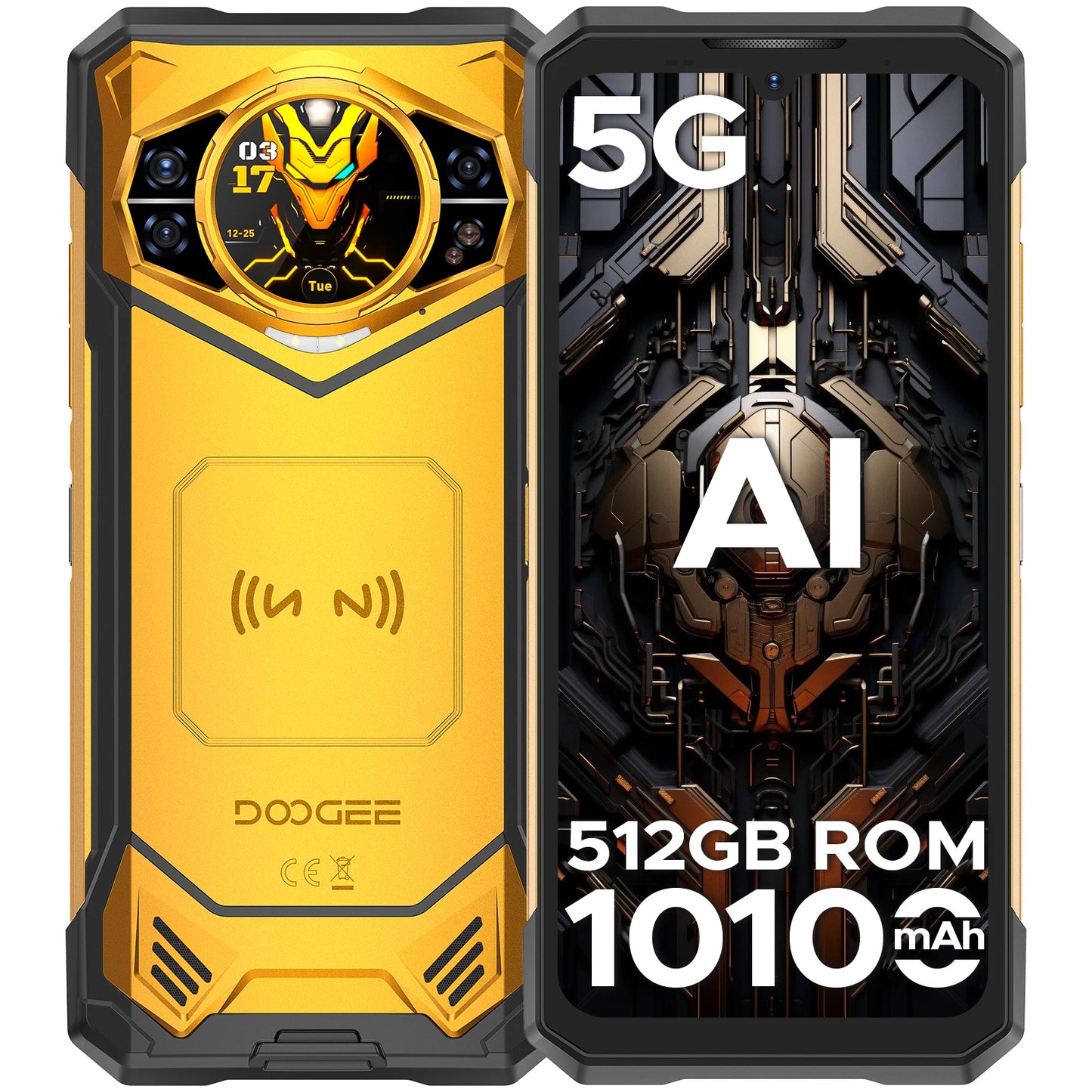 DOOGEE S200 X Robustes 5G - 10100 mAh, 33W Schnellladung, 6,72 Zoll Display