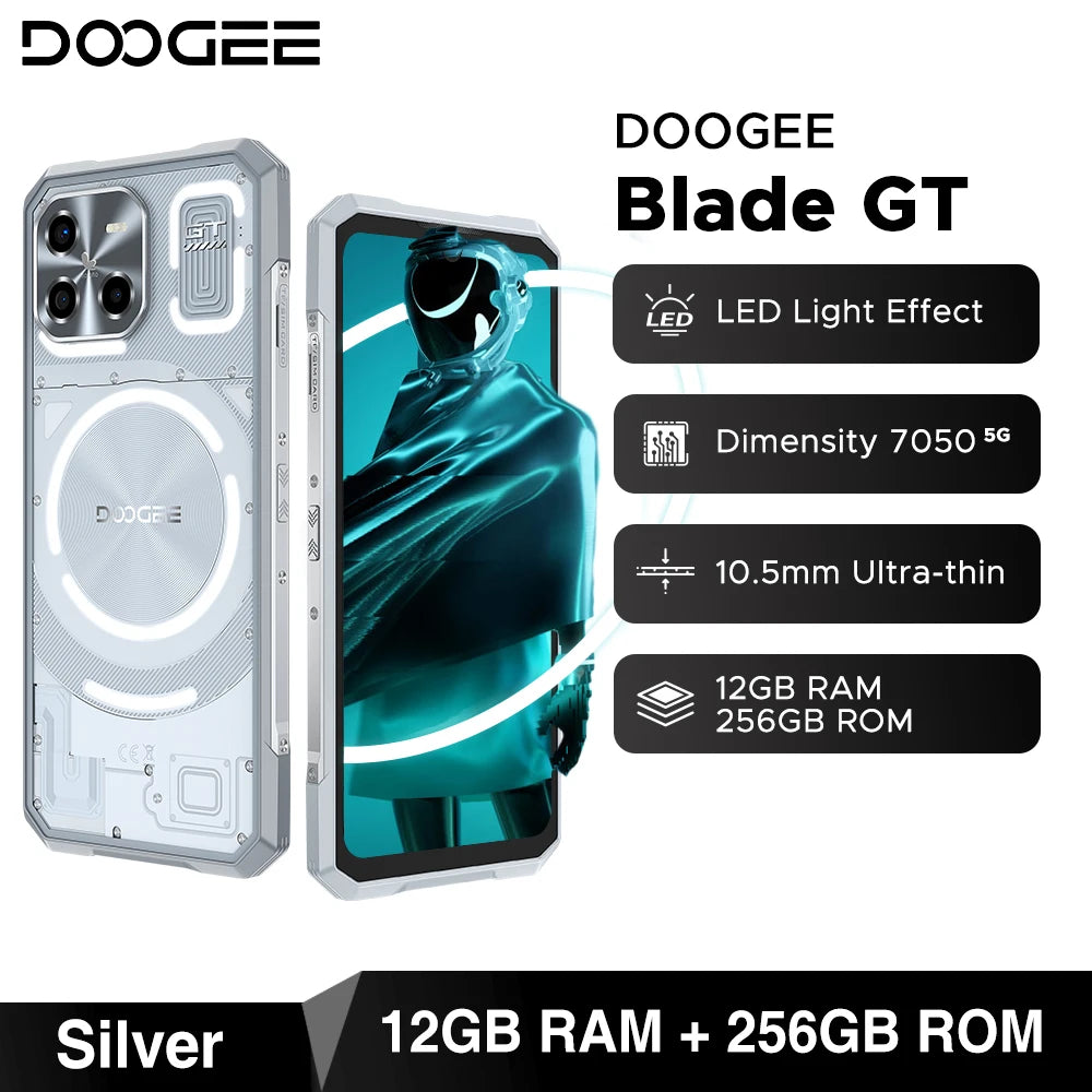 DOOGEE Blade GT Robustes 5G - 5500 mAh 18W 6.72 Zoll