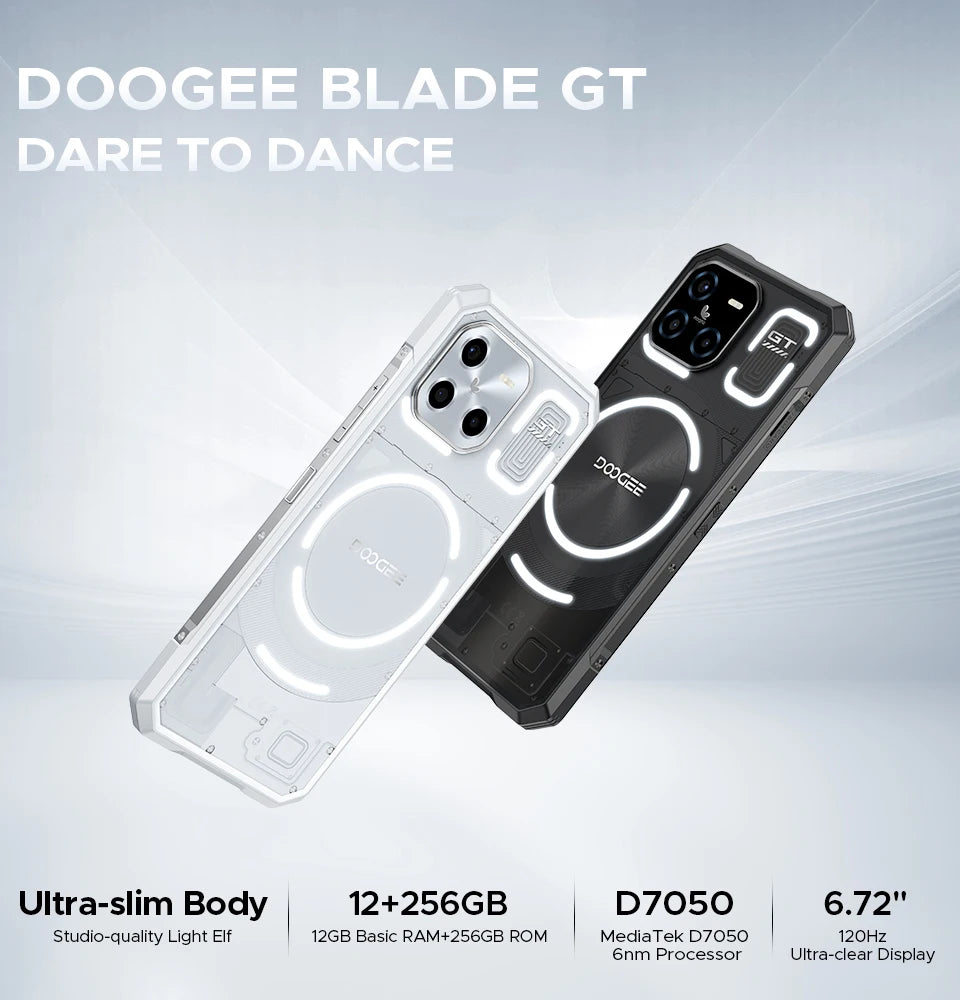 DOOGEE Blade GT Robustes 5G - 5500 mAh 18W 6.72 Zoll