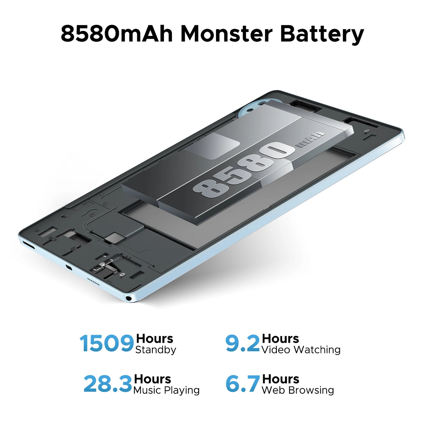 DOOGEE U11 Ultra Klar 90Hz Display - 11 Zoll, 128GB ROM, 8580mAh Akku