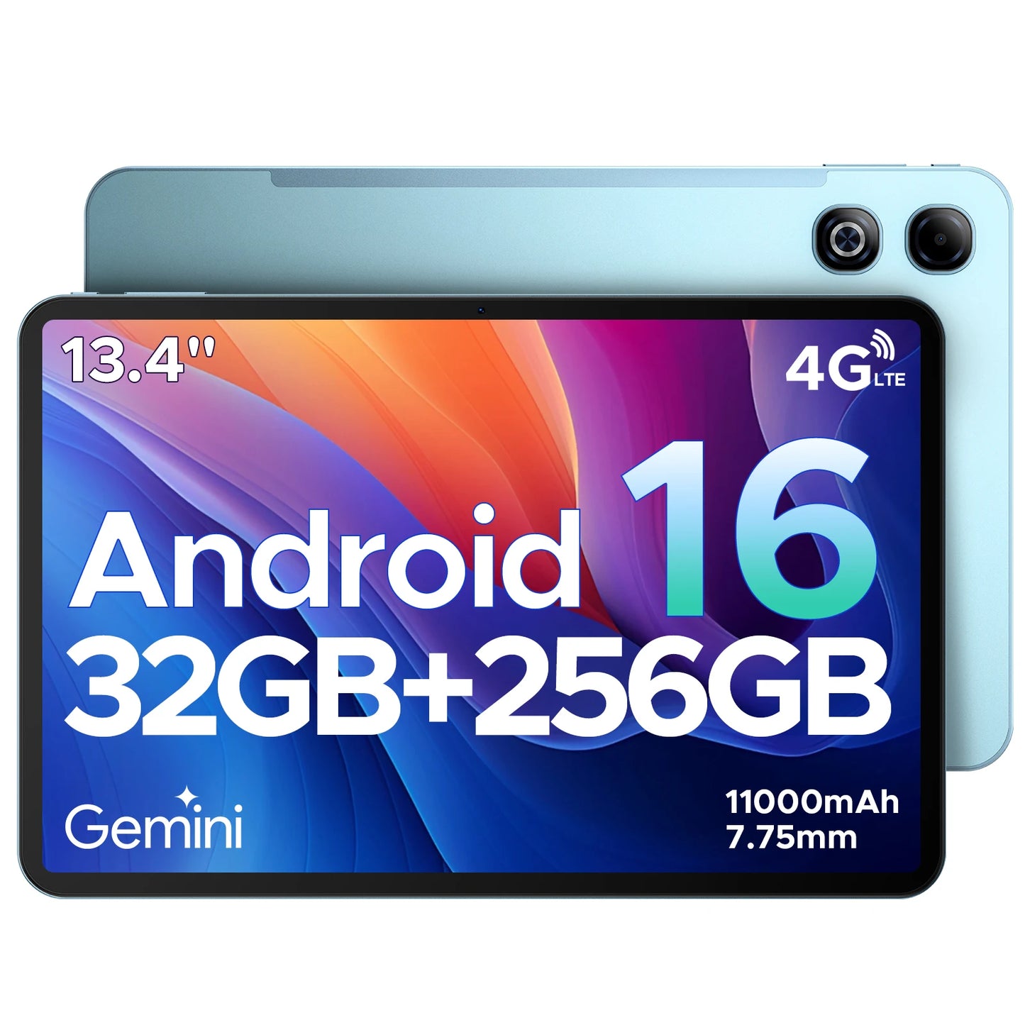 DOOGEE Tab G6 Max Ultra-Dünn - 11000mAh Akku, 32GB+256GB, 13,4 Zoll