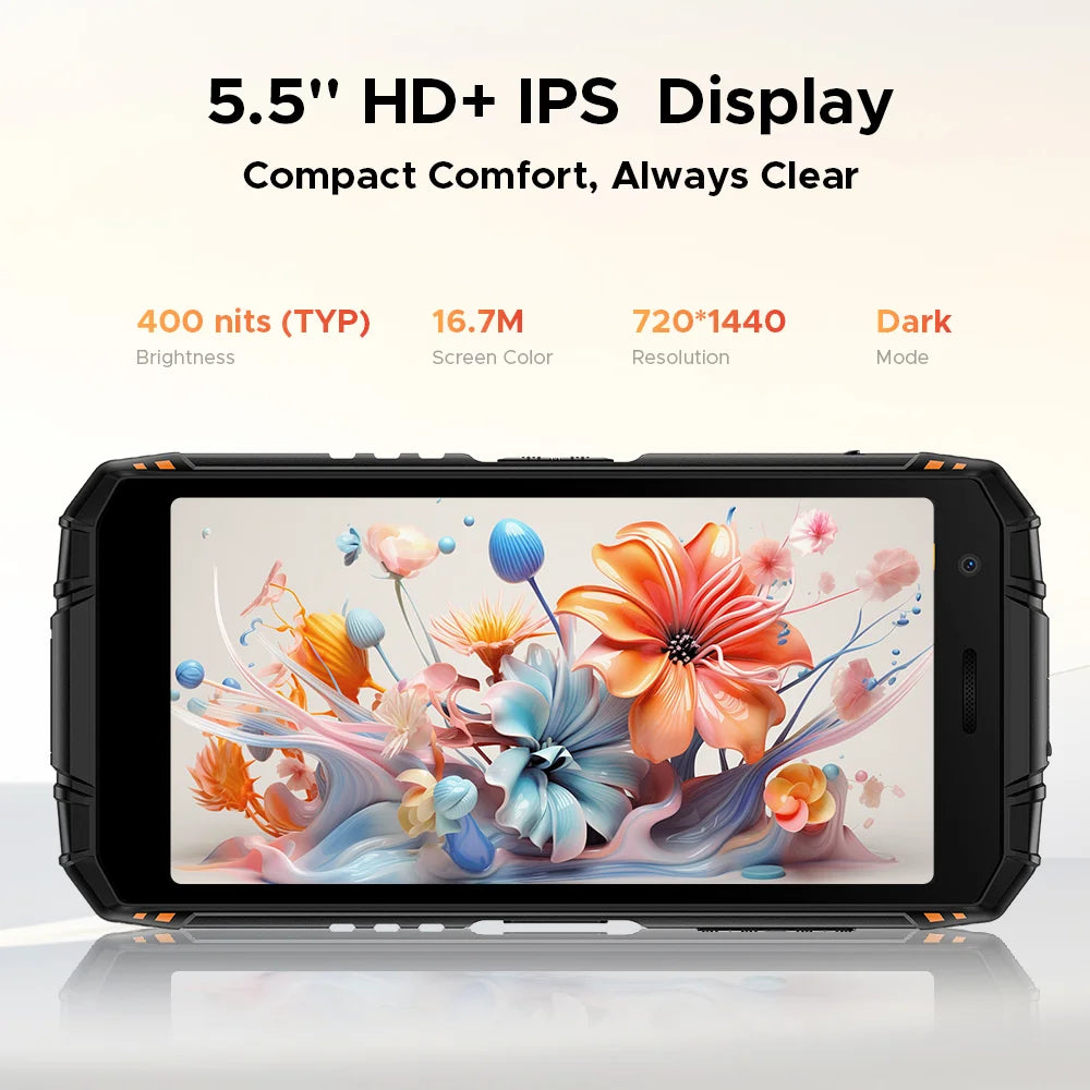 DOOGEE Fire 3 Max Robustes Telefon - 32 GB Und 256 GB, 18W, 5,5 Zoll