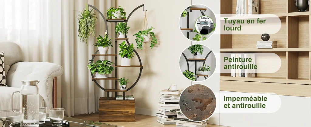 Other Pflanzenhalter Wachstumslichter 6-stufig Aufhängehaken SForm Regal