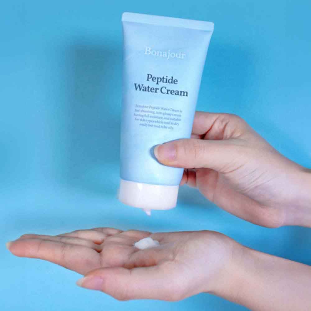 Bonajour Peptide Water Cream Peptidpflege - 100 ml Hyaluronsäure Fettige Haut