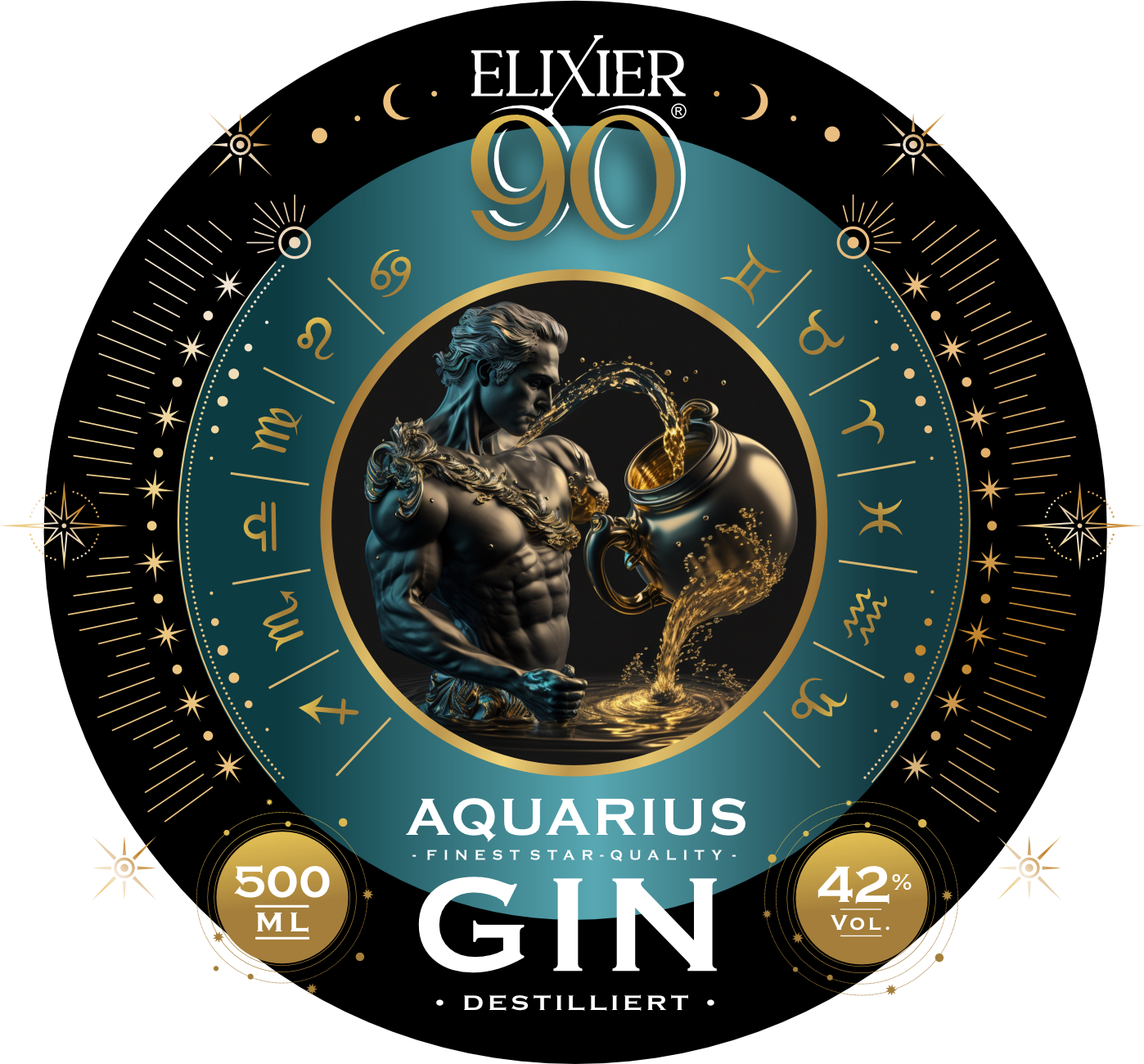 Wassermann - Ediția Aquarius (Gin) 42% Vol.