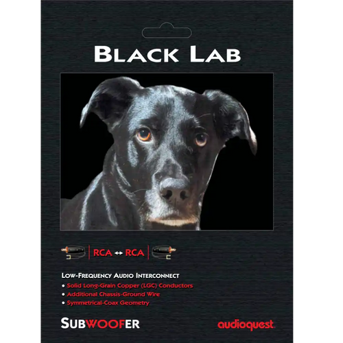 AudioQuest Black Lab Subwoofer Kabel
