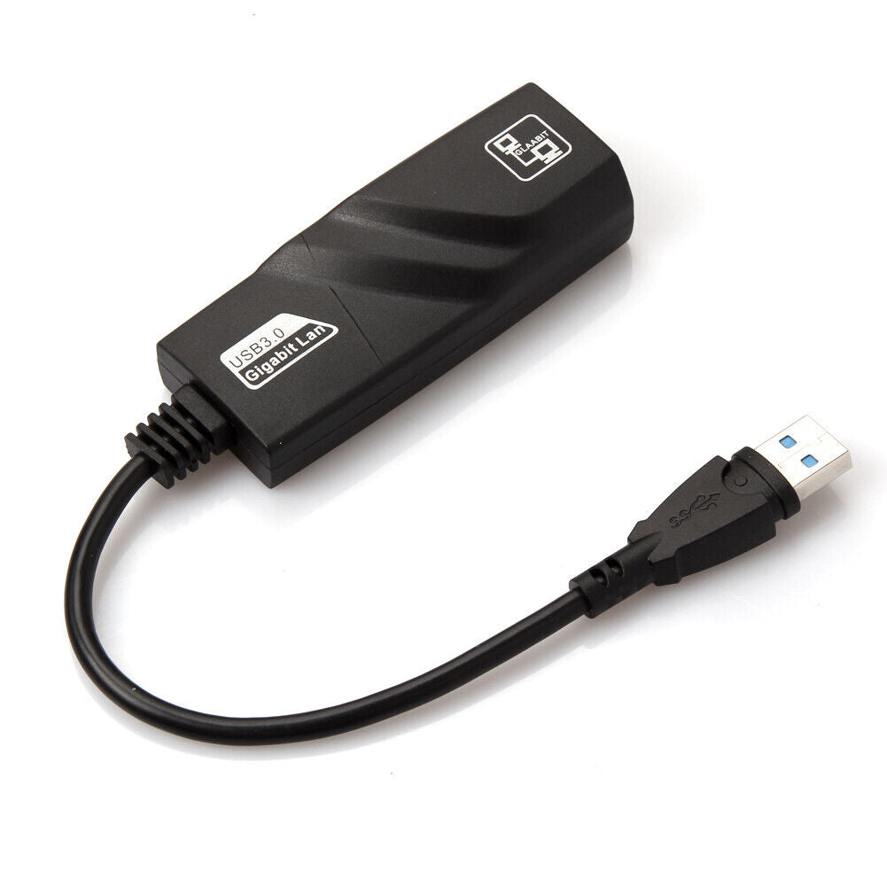 Adaptor LAN USB 3.0 DREIKS - Gigabit Ethernet 10/100/1000 Mbps, alimentat prin USB, design compact