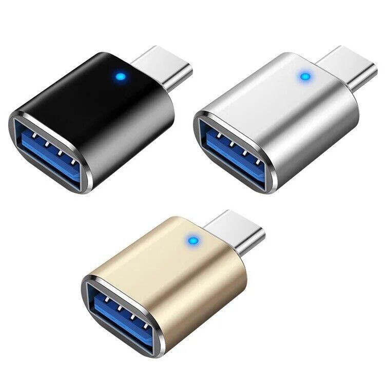 DREIKS USB-C Auf USB-A OTG Adapter - USB 3.1 Gen 2 10 Gbit pro Sekunde, Plug and Play, Kompakt