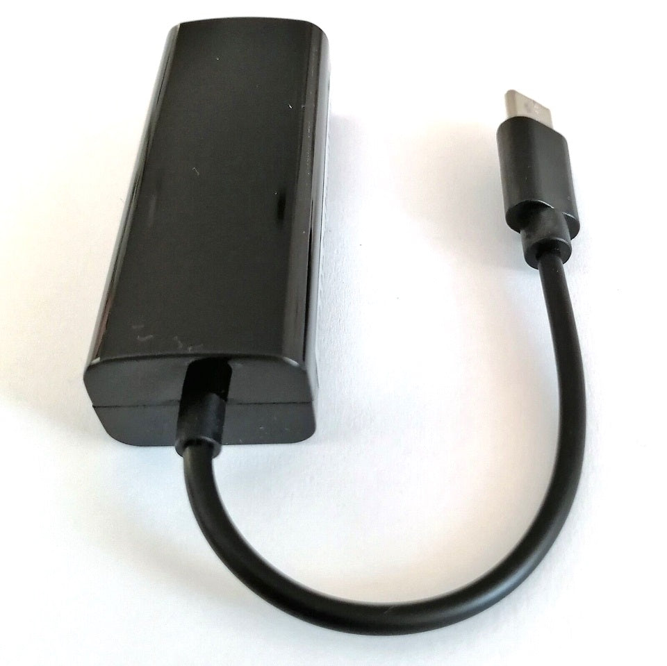 Adaptor LAN USB-C, Adaptor de rețea USB 2.0, Rețea RJ45, 10/100 Mbps, USB C Tip C