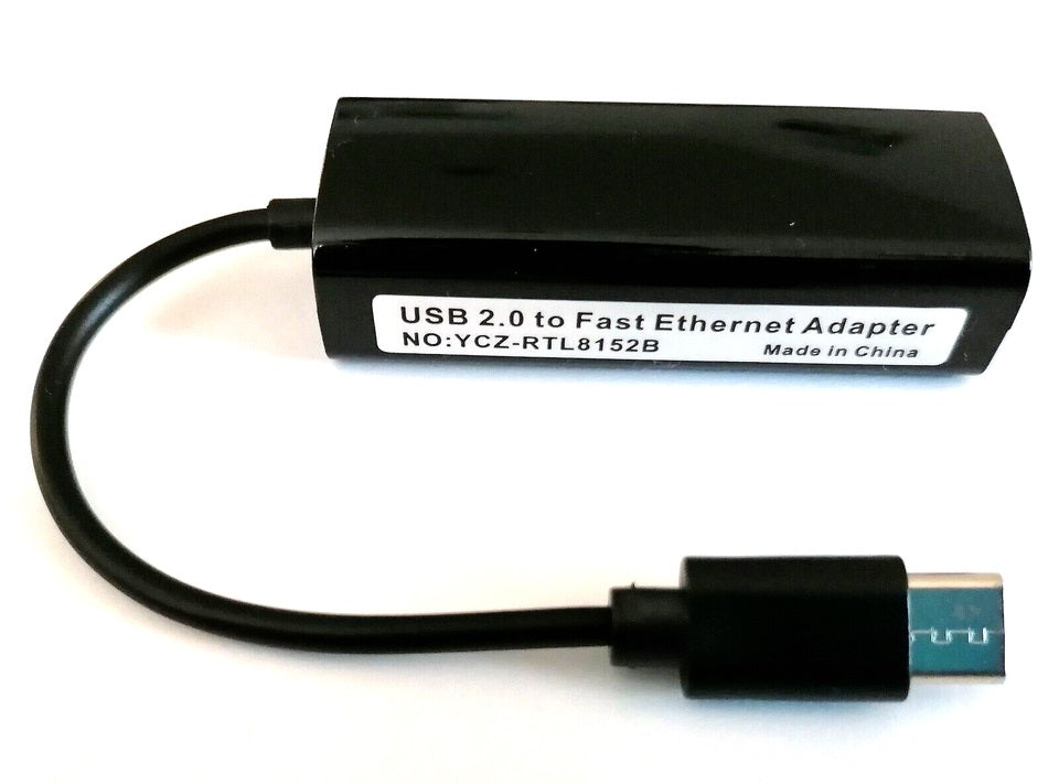 Adaptor LAN USB-C, Adaptor de rețea USB 2.0, Rețea RJ45, 10/100 Mbps, USB C Tip C
