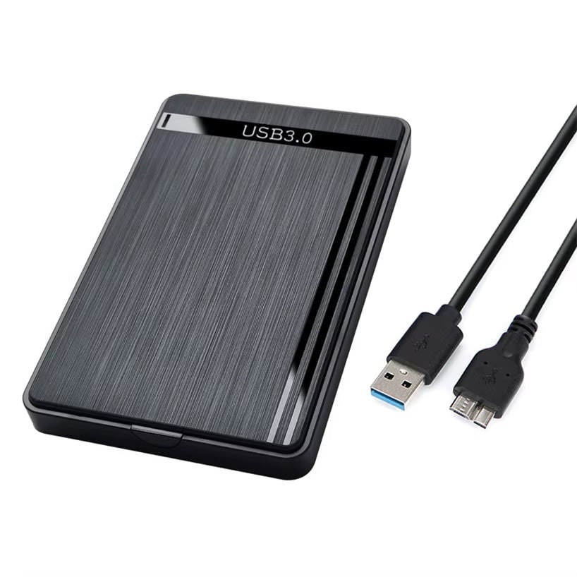 Carcasă externă pentru hard disk DREIKS, 2,5 inch, USB 3.0 Micro-B - Capacitate flexibilă, alimentare USB 5V, dimensiuni compacte