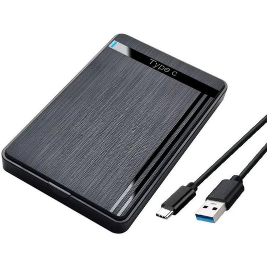Externes Festplattengehäuse 2.5 Zoll USB 3.1 USB-C SATA HDD SSD Case Gehäuse