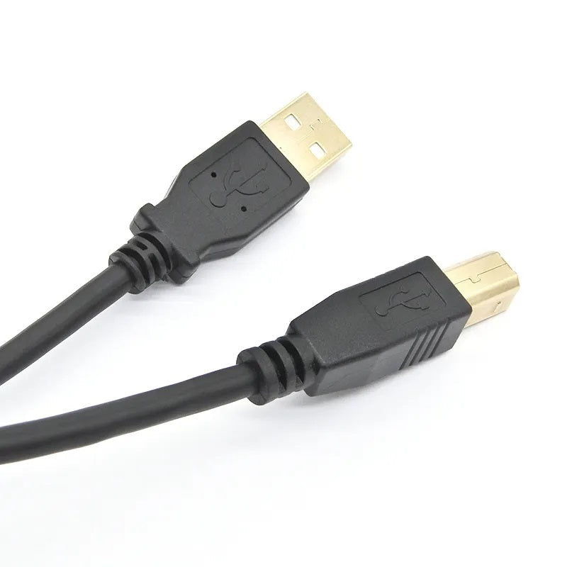 DREIKS Druckerkabel USB 2.0 - Länge 3 m, 480 Mbps Geschwindigkeit, Abwärtskompatibel USB 1.1