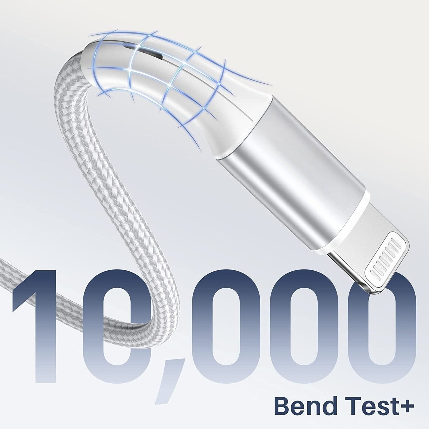 Cablu DREIKS Premium Nylon USB-C către iPhone - Încărcare rapidă 60W, Lungime 1 m, Rată de date 480 Mbps