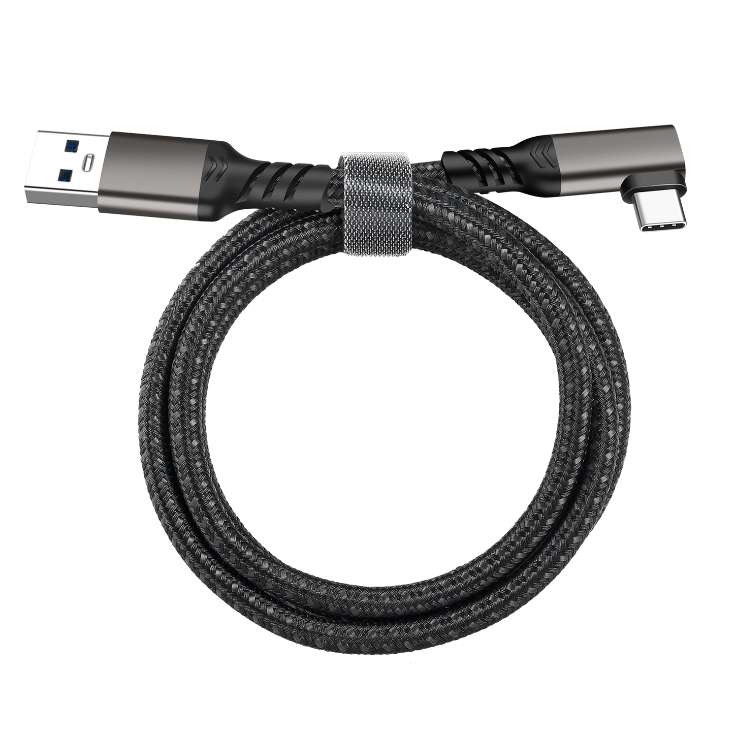 90 Grad Typ-C Ladekabel Winkel USB-A USB-C Kabel abgewinkelt 3A Nylon USB 3.2