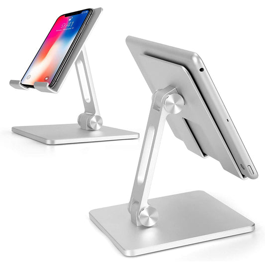 Suport tabletă, aluminiu, stabil, acceptă tablete de până la 15 inci