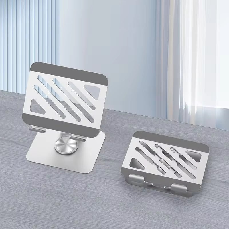 Suport pentru tabletă, rotație 360°, aluminiu, acceptă tablete de până la 12 inci