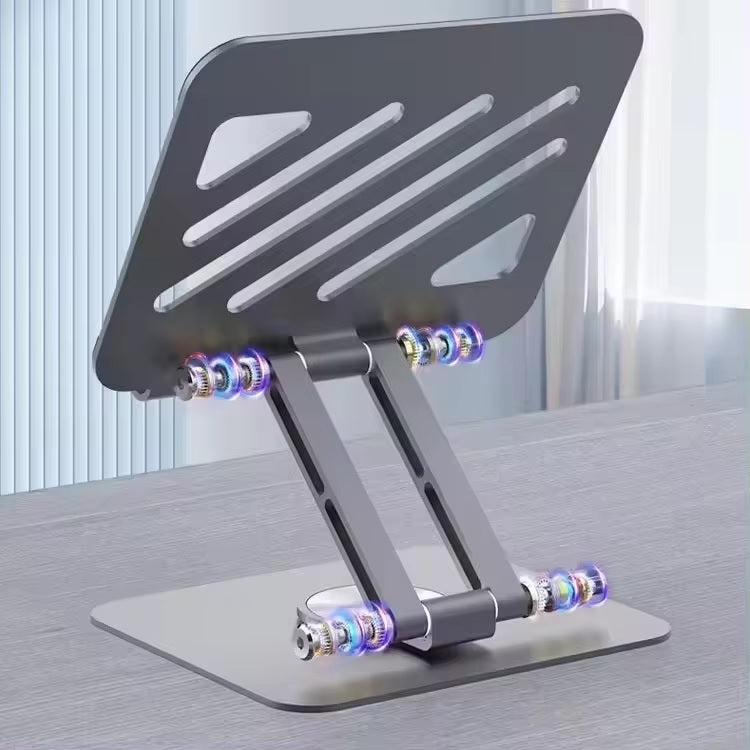 Suport pentru tabletă, rotație 360°, aluminiu, acceptă tablete de până la 12 inci
