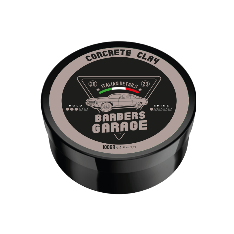 Pastă de modelare a părului Barbers Garage „Concrete Clay” (100g)
