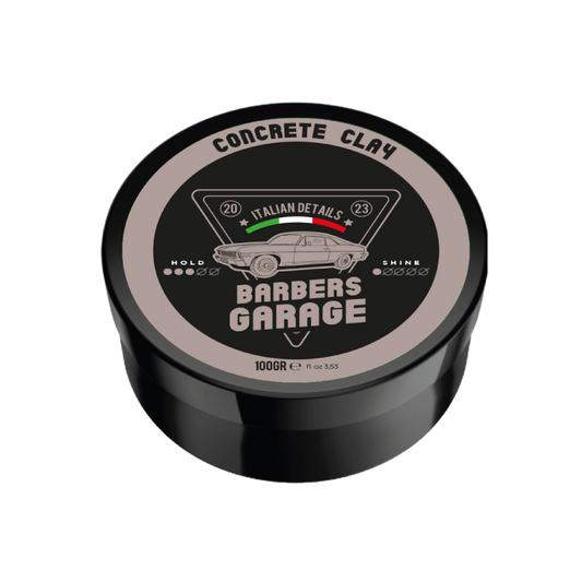 Pastă de modelare a părului Barbers Garage „Concrete Clay” (100g)