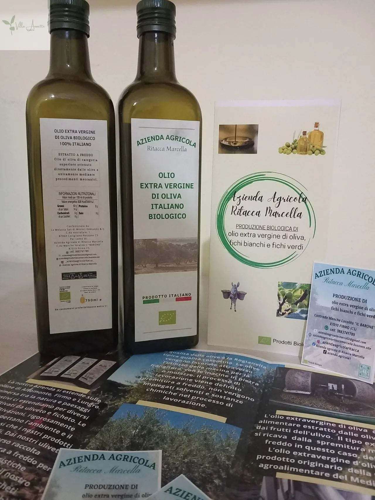 Ulei de măsline extravirgin Ritacca organic - 500 ml, presat la rece