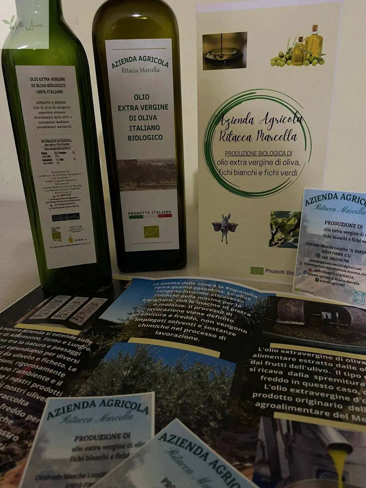 Ulei de măsline extravirgin Ritacca organic - 500 ml, presat la rece